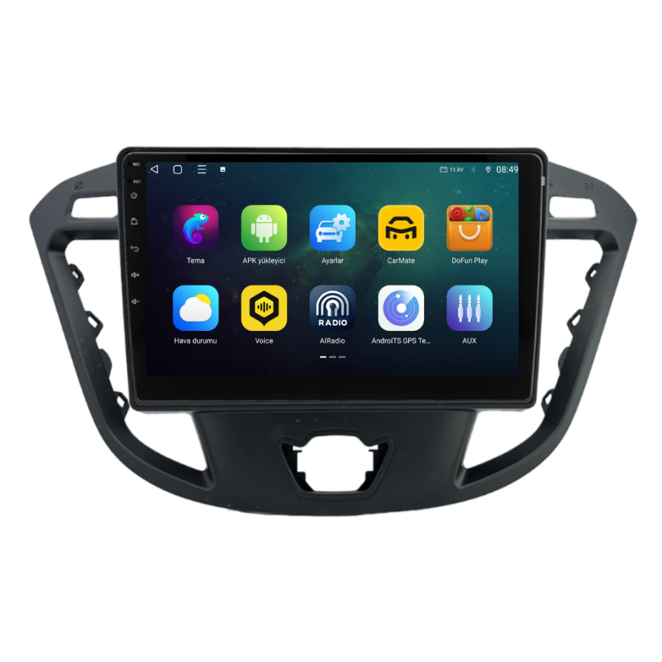 Ford Custom Android Multimedya Sistemi 2015-2018 6 GB RAM / 128 GB Hafıza / 8 Çekirdek
