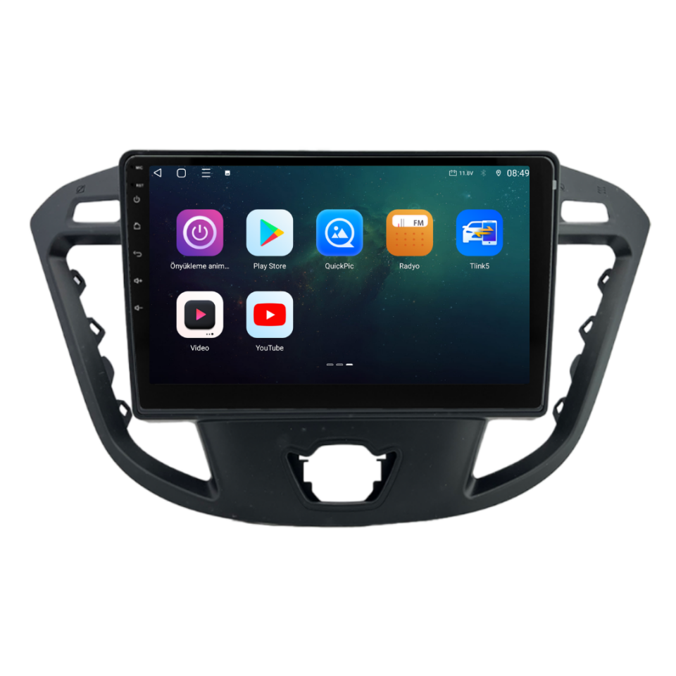 Ford Custom Android Multimedya Sistemi 2015-2018 6 GB RAM / 128 GB Hafıza / 8 Çekirdek