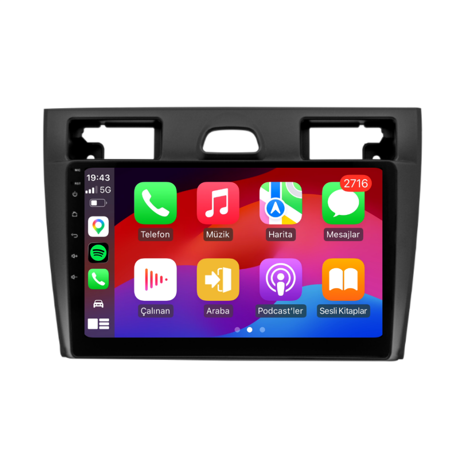Ford Fiesta Android Multimedya Sistemi 2006-2009 6 GB RAM / 128 GB Hafıza / 8 Çekirdek