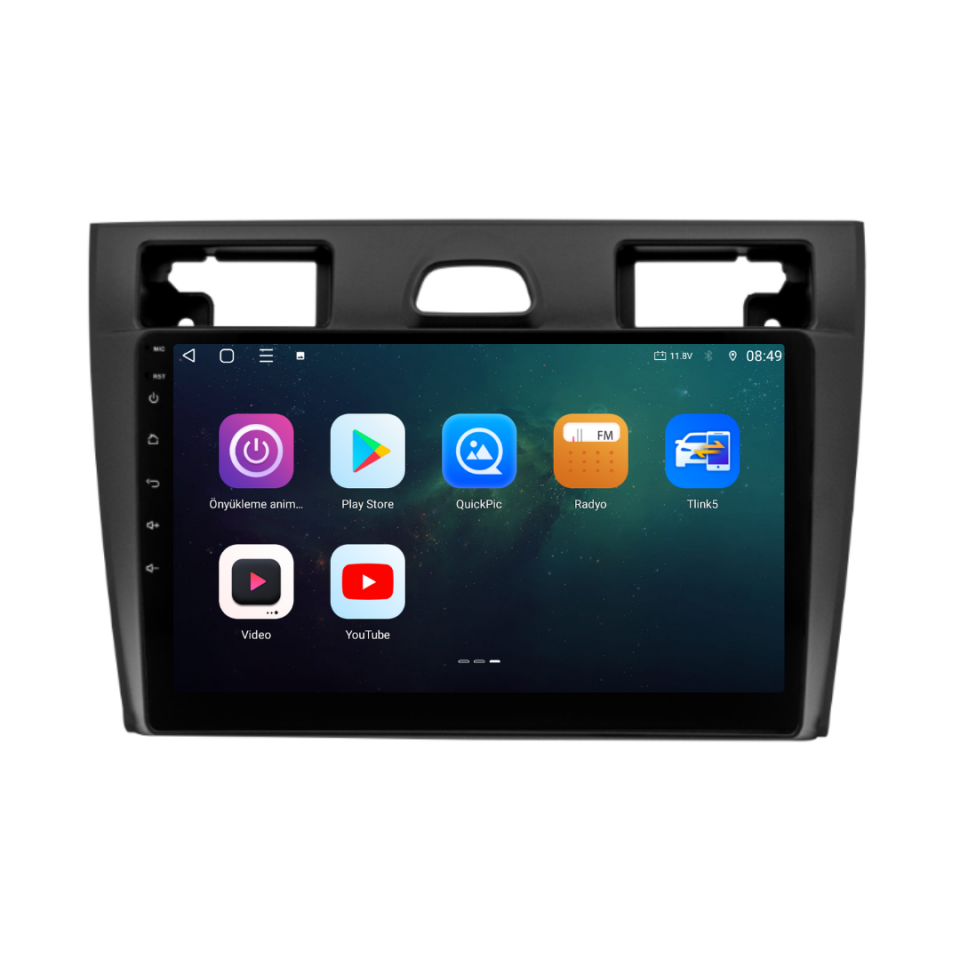Ford Fiesta Android Multimedya Sistemi 2006-2009 6 GB RAM / 128 GB Hafıza / 8 Çekirdek