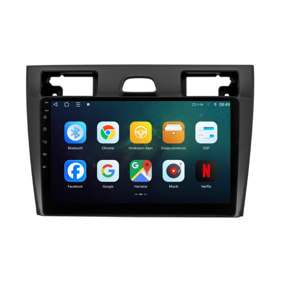 Ford Fiesta Android Multimedya Sistemi 2006-2009 6 GB RAM / 128 GB Hafıza / 8 Çekirdek