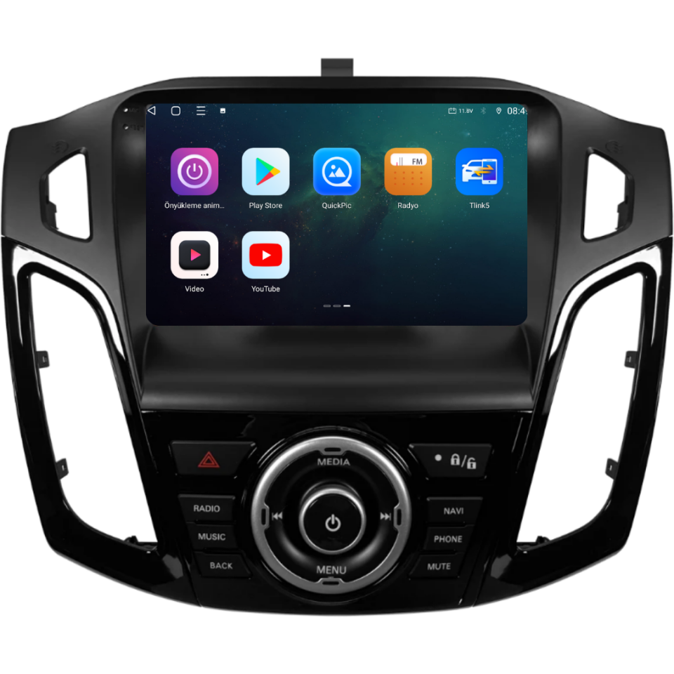 Ford Focus Android Multimedya Sistemi 2012-2019 6 GB RAM / 128 GB Hafıza / 8 Çekirdek