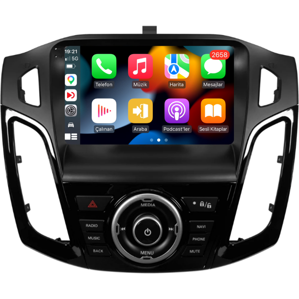 Ford Focus Android Multimedya Sistemi 2012-2019 6 GB RAM / 128 GB Hafıza / 8 Çekirdek