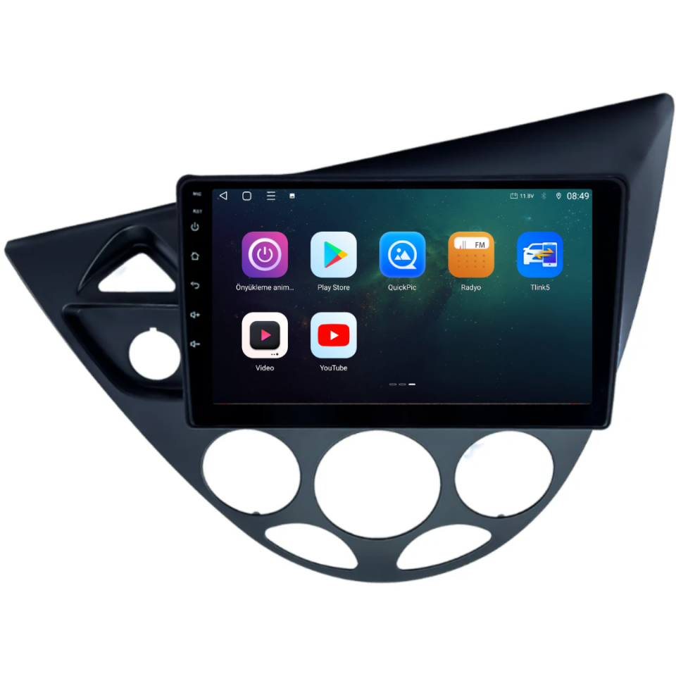 Ford Focus Android Multimedya Sistemi 1999-2004 6 GB RAM / 128 GB Hafıza / 8 Çekirdek