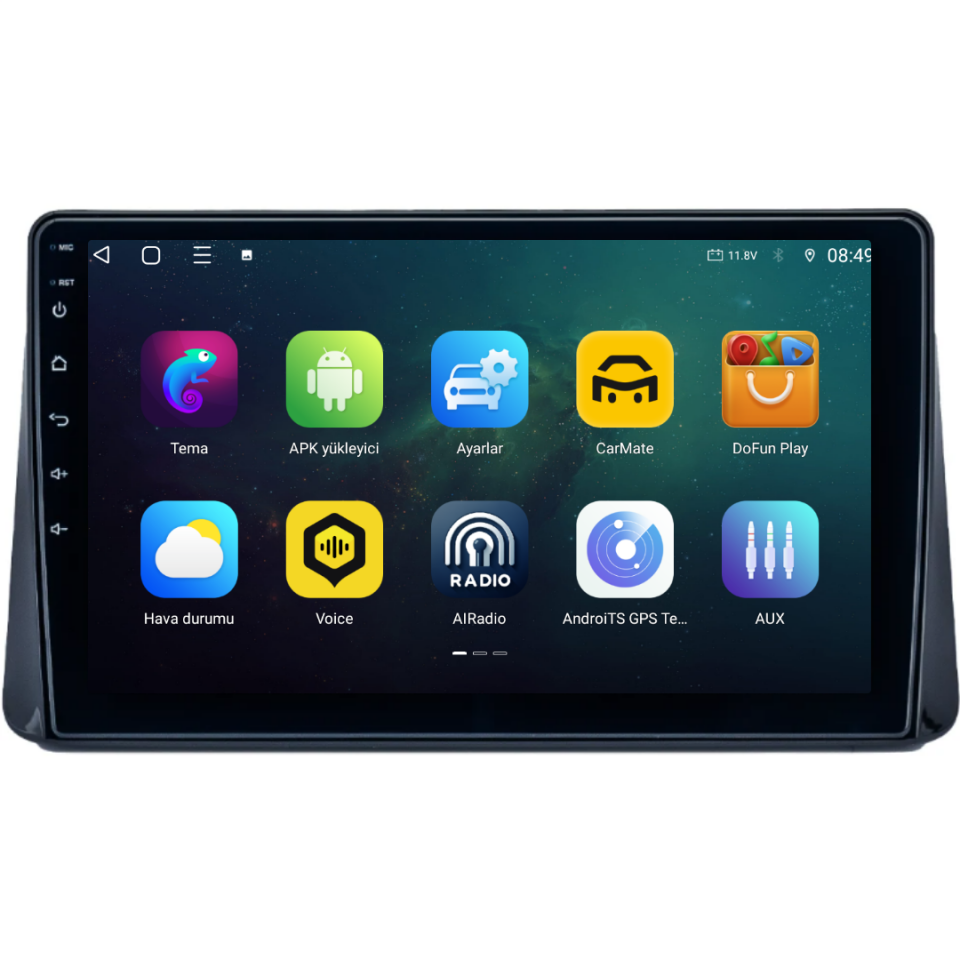 Ford Focus Android Multimedya Sistemi 2019-2024 6 GB RAM / 128 GB Hafıza / 8 Çekirdek