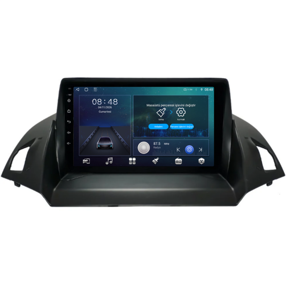 Ford Kuga Android Multimedya Sistemi 2014-2018 6 GB RAM / 128 GB Hafıza / 8 Çekirdek