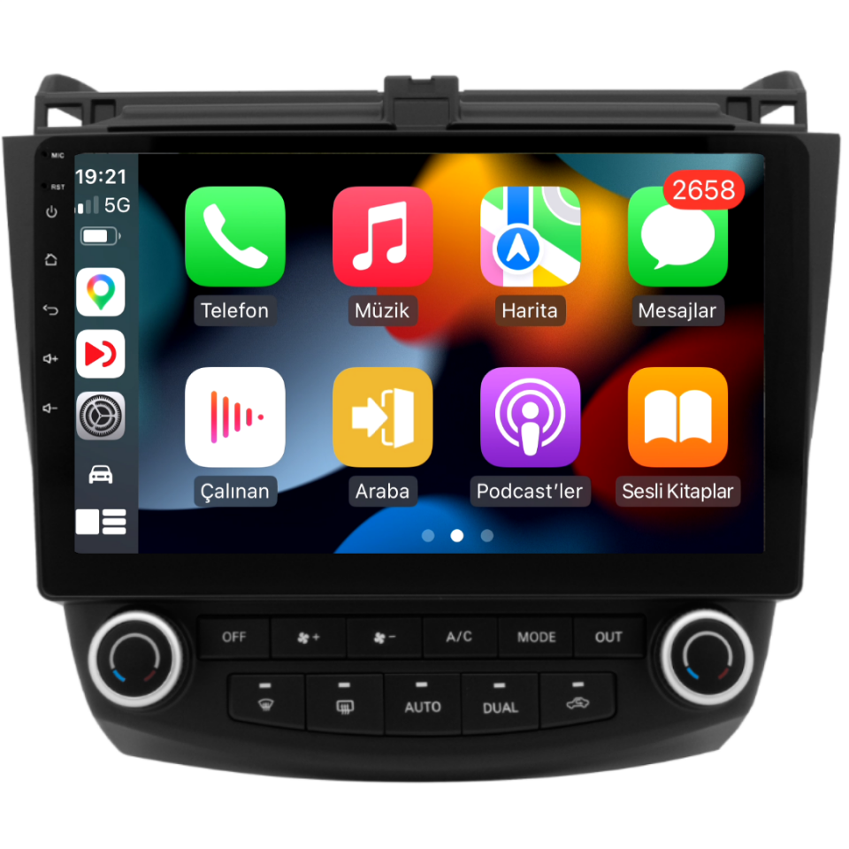 Honda Accord Android Multimedya Sistemi 2003-2008 6 GB RAM / 128 GB Hafıza / 8 Çekirdek