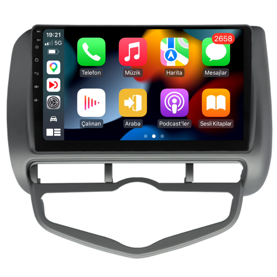 Honda City Android Multimedya Sistemi 2006-2009 6 GB RAM / 128 GB Hafıza / 8 Çekirdek