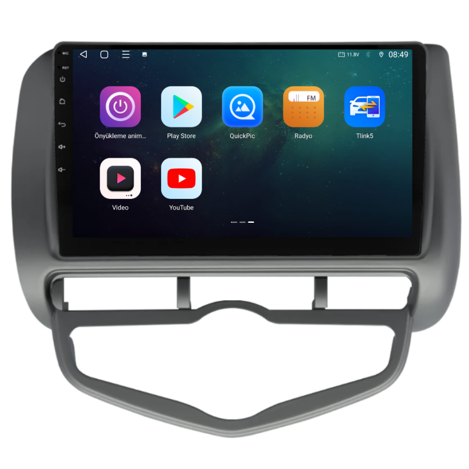 Honda City Android Multimedya Sistemi 2006-2009 6 GB RAM / 128 GB Hafıza / 8 Çekirdek