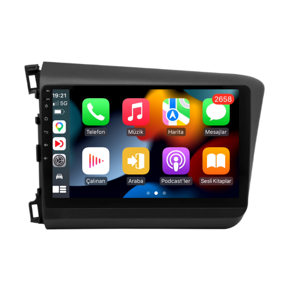 Honda Civic FB7 Android Multimedya Sistemi 6 GB RAM / 128 GB Hafıza / 8 Çekirdek