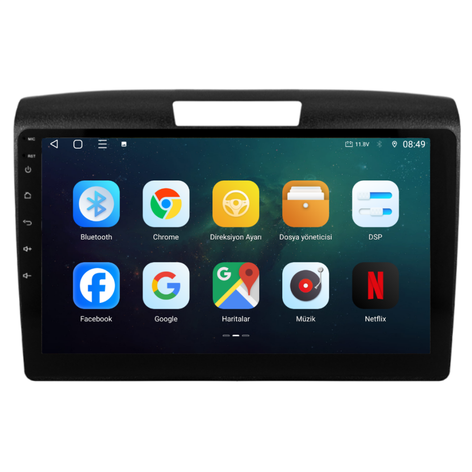 Honda CRV Android Multimedya Sistemi 2013-2016 6 GB RAM / 128 GB Hafıza / 8 Çekirdek