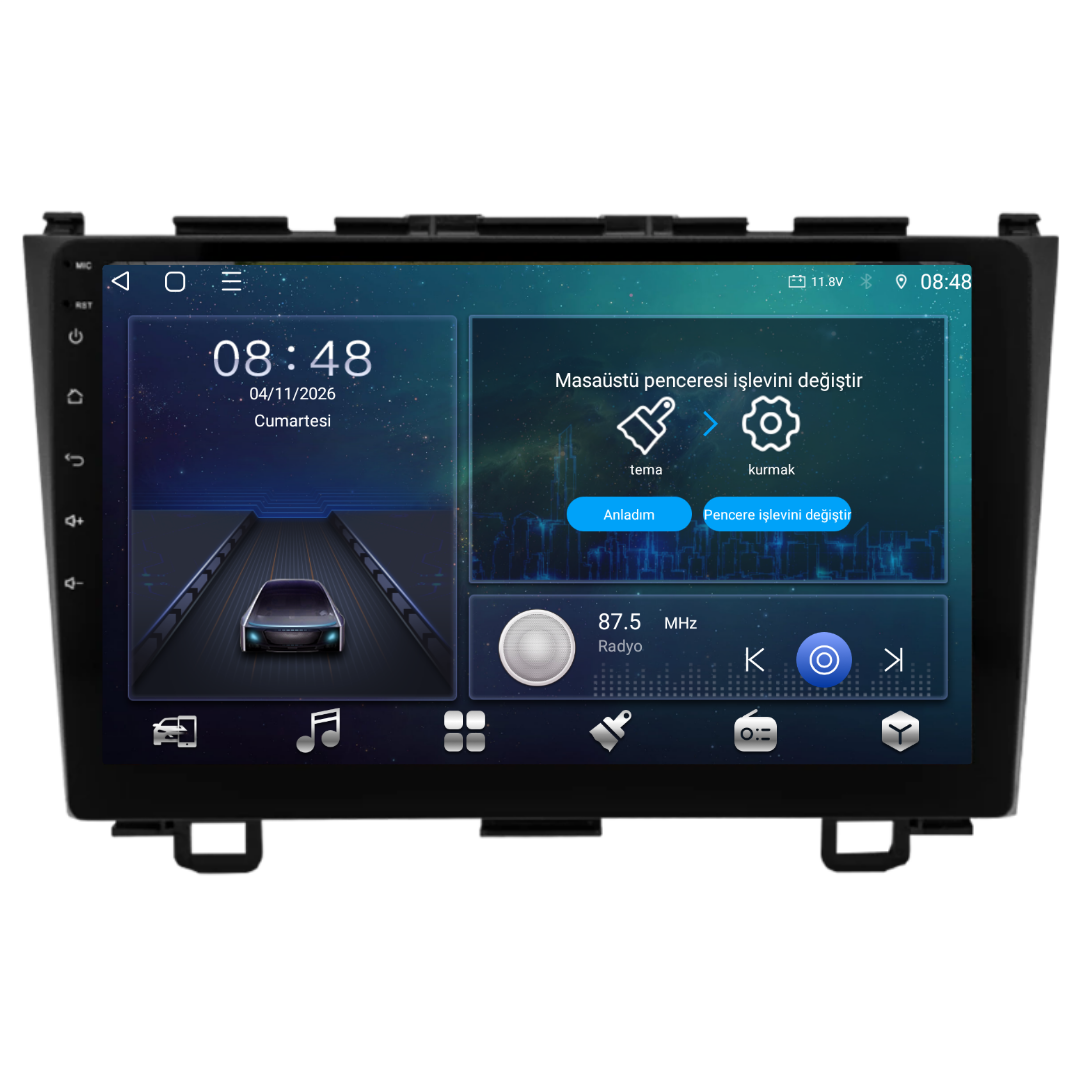 Honda CRV Android Multimedya Sistemi 2007-2012 6 GB RAM / 128 GB Hafıza / 8 Çekirdek