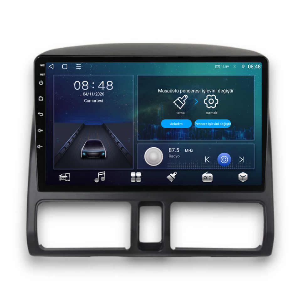 Honda CRV Android Multimedya Sistemi 2001-2016 6 GB RAM / 128 GB Hafıza / 8 Çekirdek