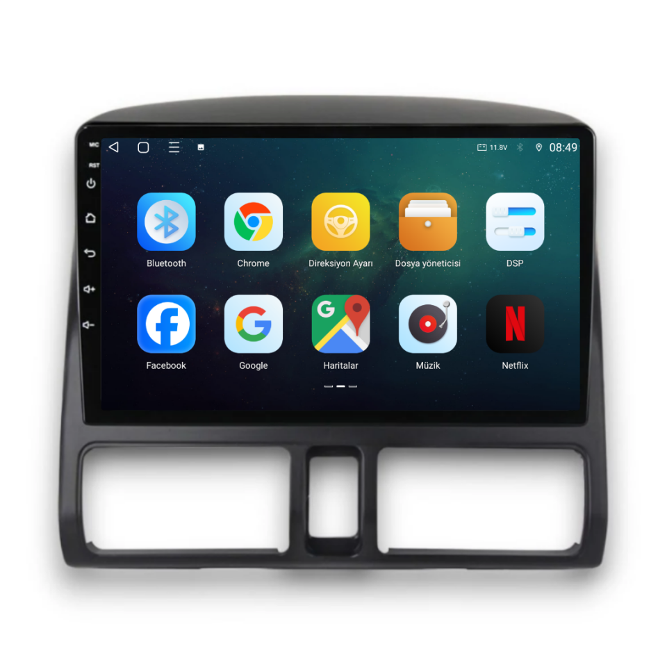 Honda CRV Android Multimedya Sistemi 2001-2016 6 GB RAM / 128 GB Hafıza / 8 Çekirdek