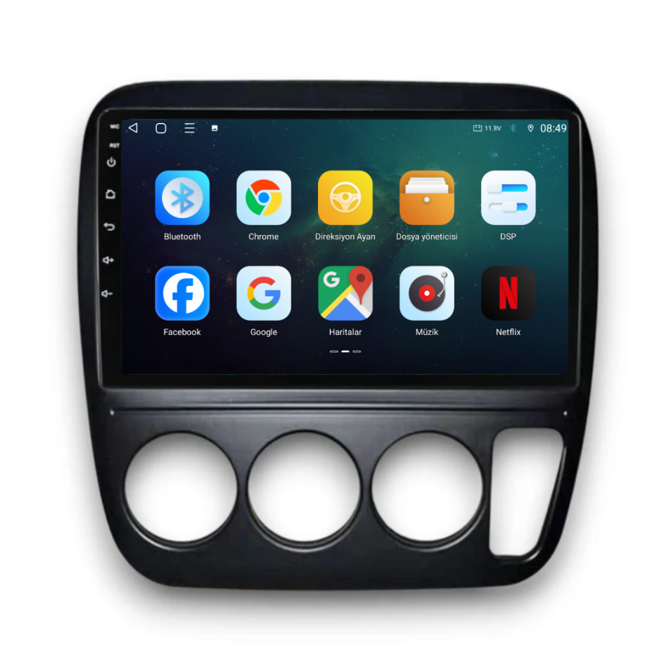 Honda CRV Android Multimedya Sistemi 1998-2001 6 GB RAM / 128 GB Hafıza / 8 Çekirdek