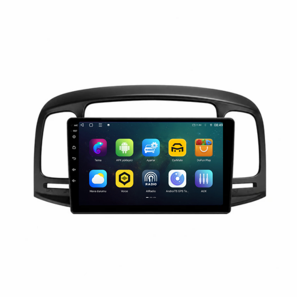 Hyundai Accent Era Android Multimedya Sistemi 2006-2012 6 GB RAM / 128 GB Hafıza / 8 Çekirdek