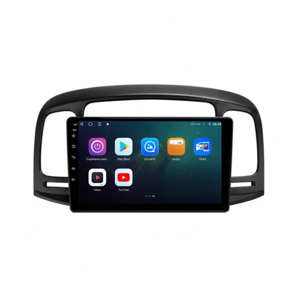 Hyundai Accent Era Android Multimedya Sistemi 2006-2012 6 GB RAM / 128 GB Hafıza / 8 Çekirdek