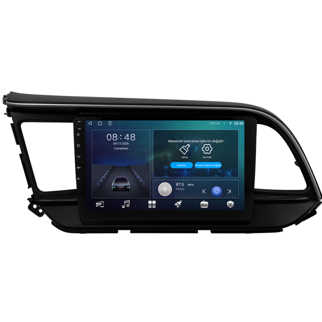 Hyundai Elantra Android Multimedya Sistemi 2019-2020 6 GB RAM / 128 GB Hafıza / 8 Çekirdek