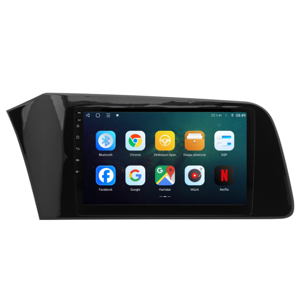 Hyundai Elantra Android Multimedya Sistemi 2021-2024 6 GB RAM / 128 GB Hafıza / 8 Çekirdek