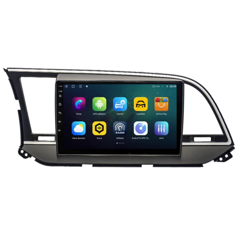 Hyundai Elantra Android Multimedya Sistemi 2016-2018 6 GB RAM / 128 GB Hafıza / 8 Çekirdek
