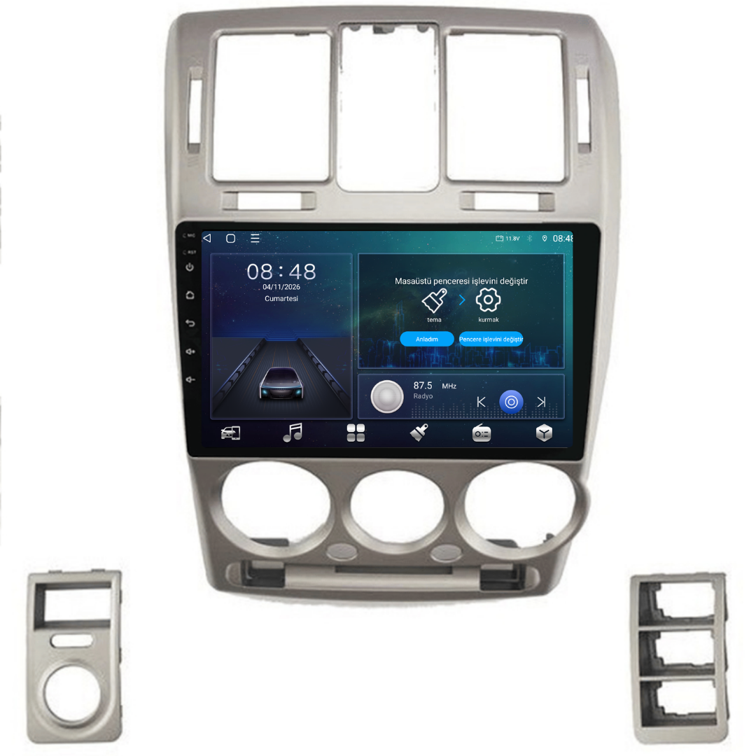 Hyundai Getz Android Multimedya Sistemi 2004-2011 6 GB RAM / 128 GB Hafıza / 8 Çekirdek
