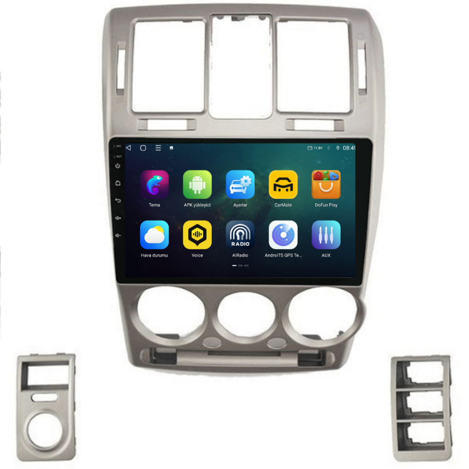 Hyundai Getz Android Multimedya Sistemi 2004-2011 6 GB RAM / 128 GB Hafıza / 8 Çekirdek