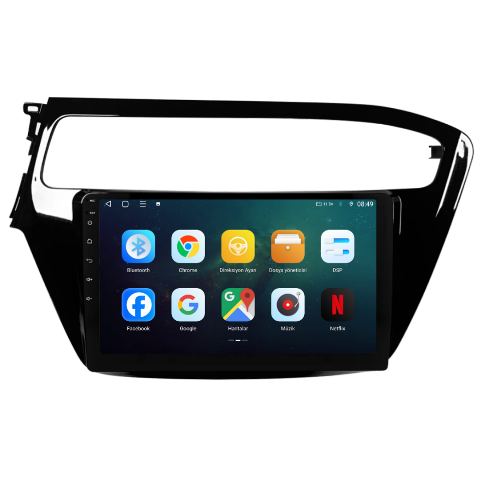 Hyundai I20 Android Multimedya Sistemi 2018-2019 6 GB RAM / 128 GB Hafıza / 8 Çekirdek