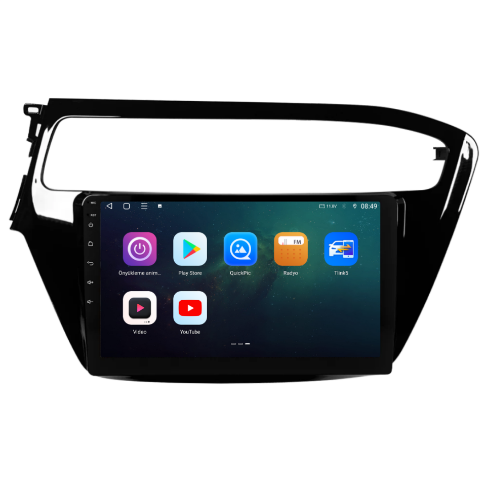 Hyundai I20 Android Multimedya Sistemi 2018-2019 6 GB RAM / 128 GB Hafıza / 8 Çekirdek