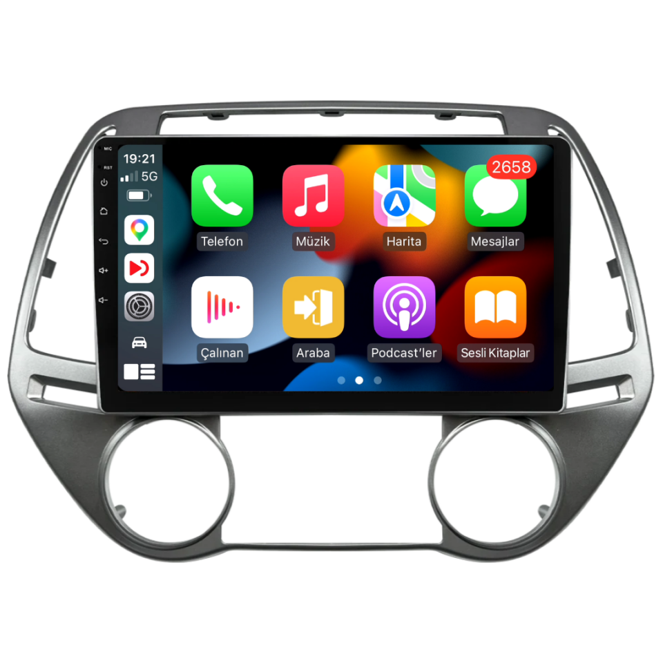 Hyundai I20 Android Multimedya Sistemi 2008-2012 6 GB RAM / 128 GB Hafıza / 8 Çekirdek