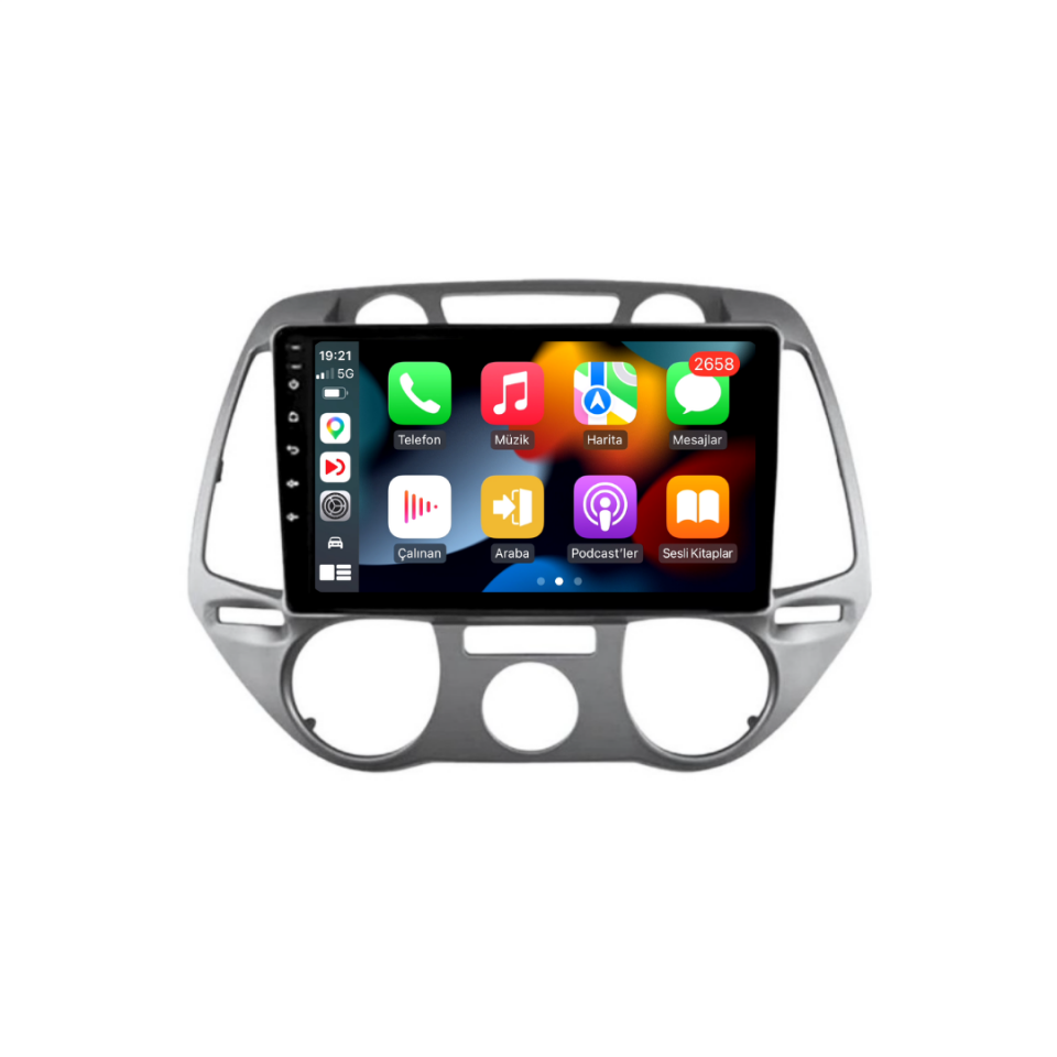 Hyundai I20 Troy Analog Klima Android Multimedya Sistemi 6 GB RAM / 128 GB Hafıza / 8 Çekirdek