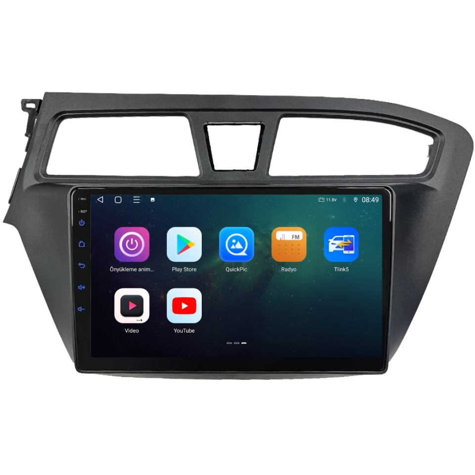 Hyundai I20 Android Multimedya Sistemi 2015-2017 6 GB RAM / 128 GB Hafıza / 8 Çekirdek