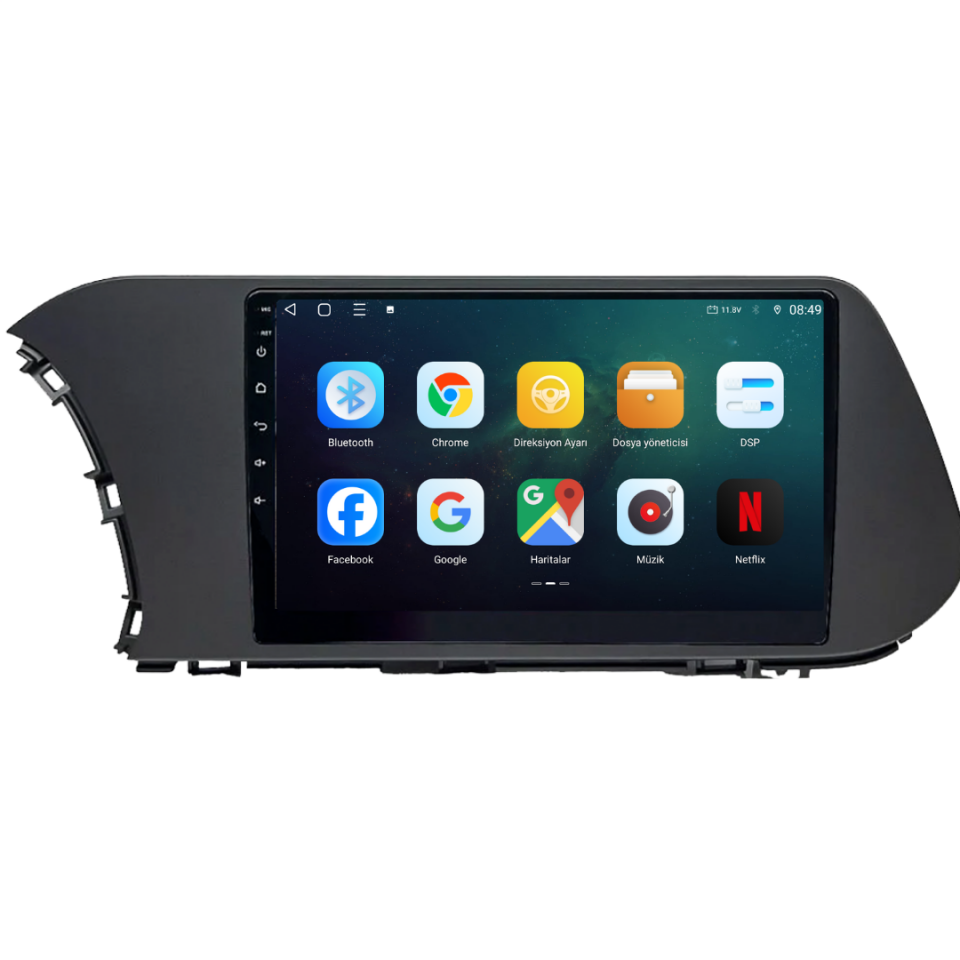 Hyundai İ20 Android Multimedya Sistemi 2020-2024 6 GB RAM / 128 GB Hafıza / 8 Çekirdek