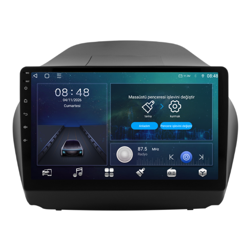 Hyundai ix35 Android Multimedya Sistemi 2010-2015 6 GB RAM / 128 GB Hafıza / 8 Çekirdek