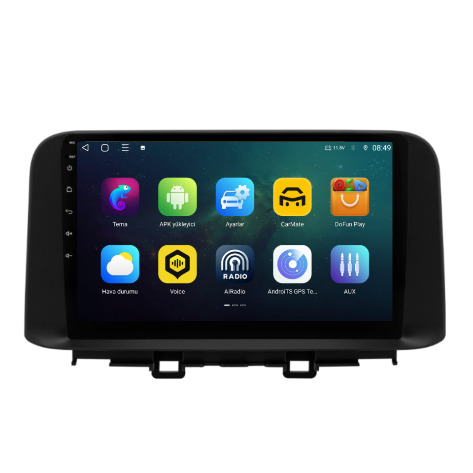 Hyundai Kona Android Multimedya Sistemi 2018-2022 6 GB RAM / 128 GB Hafıza / 8 Çekirdek
