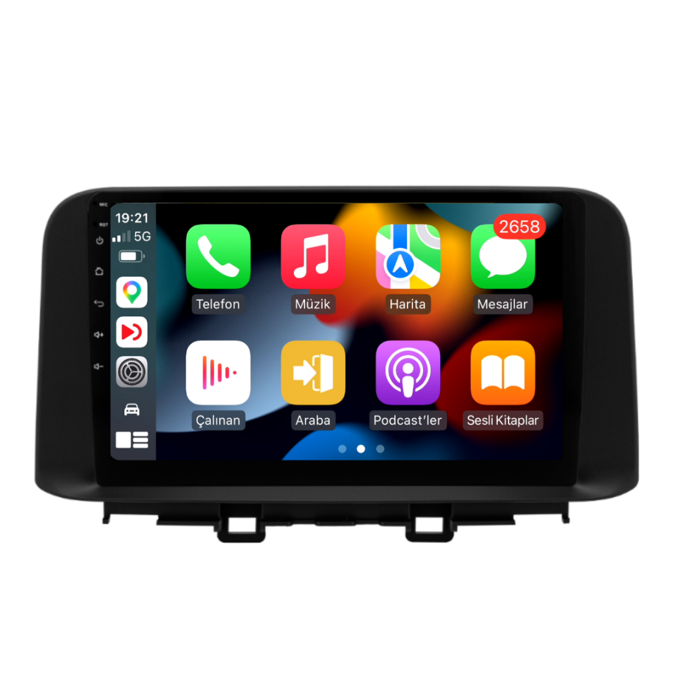 Hyundai Kona Android Multimedya Sistemi 2018-2022 6 GB RAM / 128 GB Hafıza / 8 Çekirdek