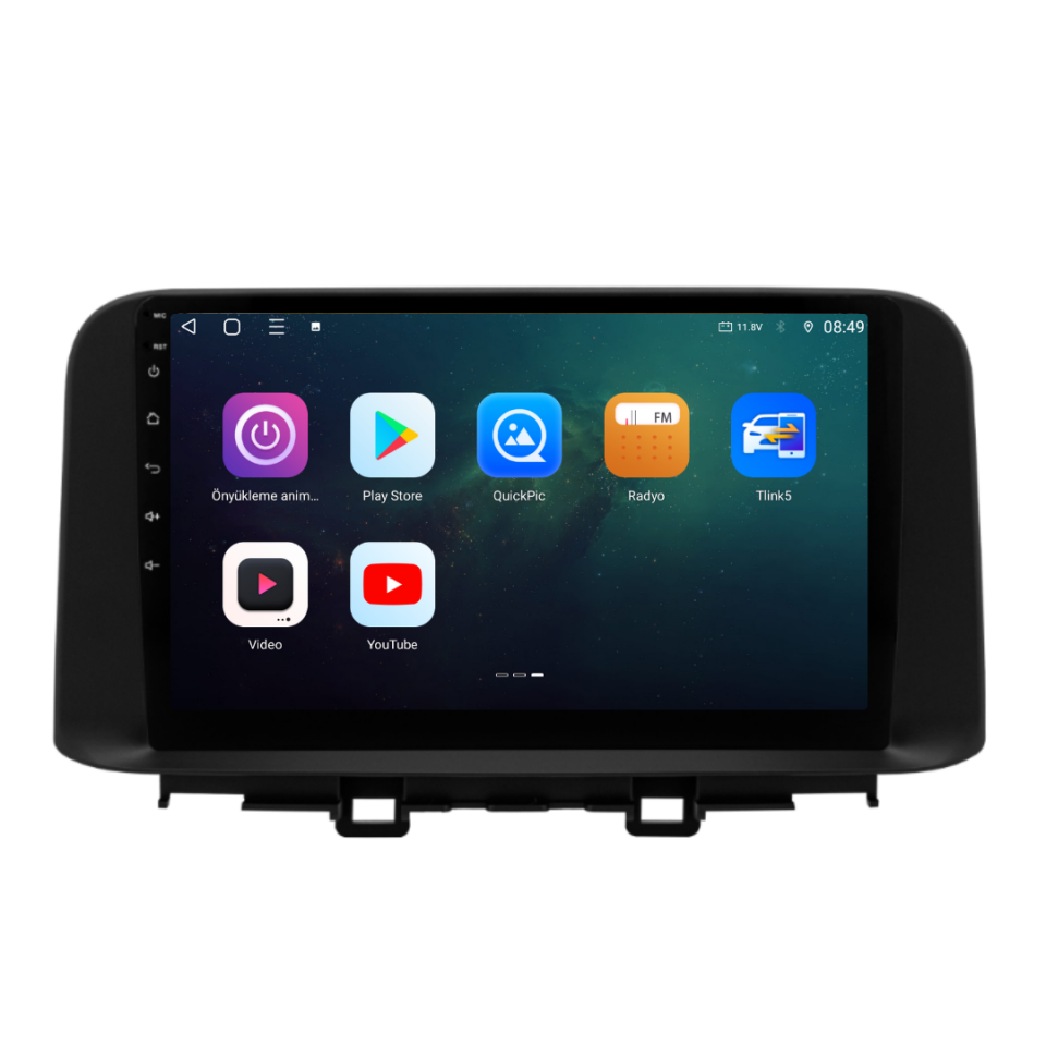 Hyundai Kona Android Multimedya Sistemi 2018-2022 6 GB RAM / 128 GB Hafıza / 8 Çekirdek