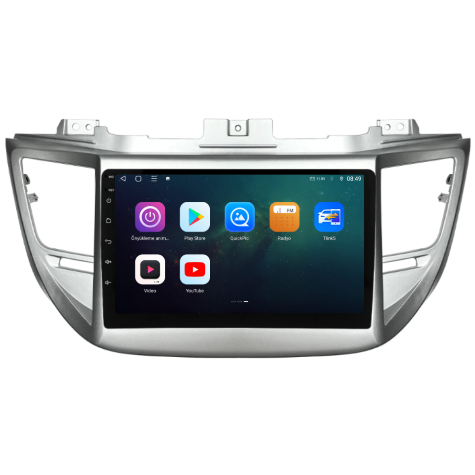 Hyundai Tucson Android Multimedya Sistemi 2015-2018 6 GB RAM / 128 GB Hafıza / 8 Çekirdek