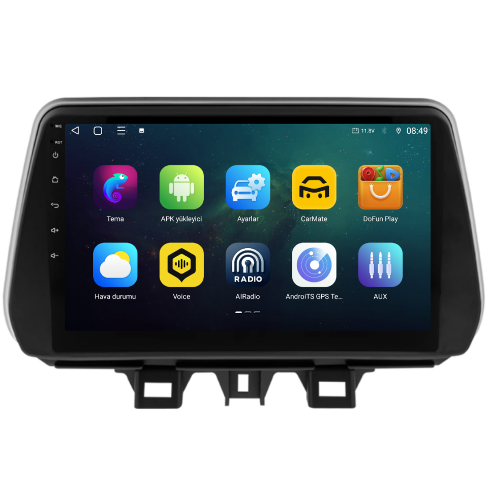 Hyundai Tucson Android Multimedya Sistemi 2018-2020 6 GB RAM / 128 GB Hafıza / 8 Çekirdek