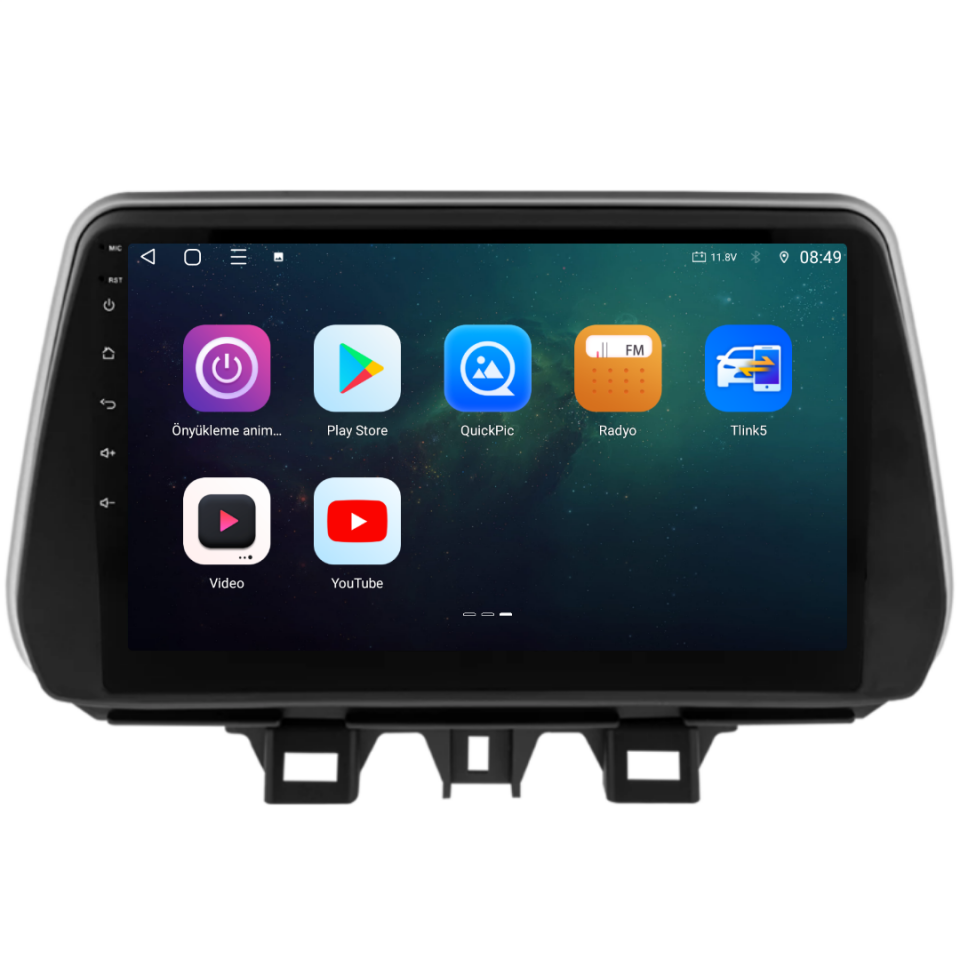 Hyundai Tucson Android Multimedya Sistemi 2018-2020 6 GB RAM / 128 GB Hafıza / 8 Çekirdek