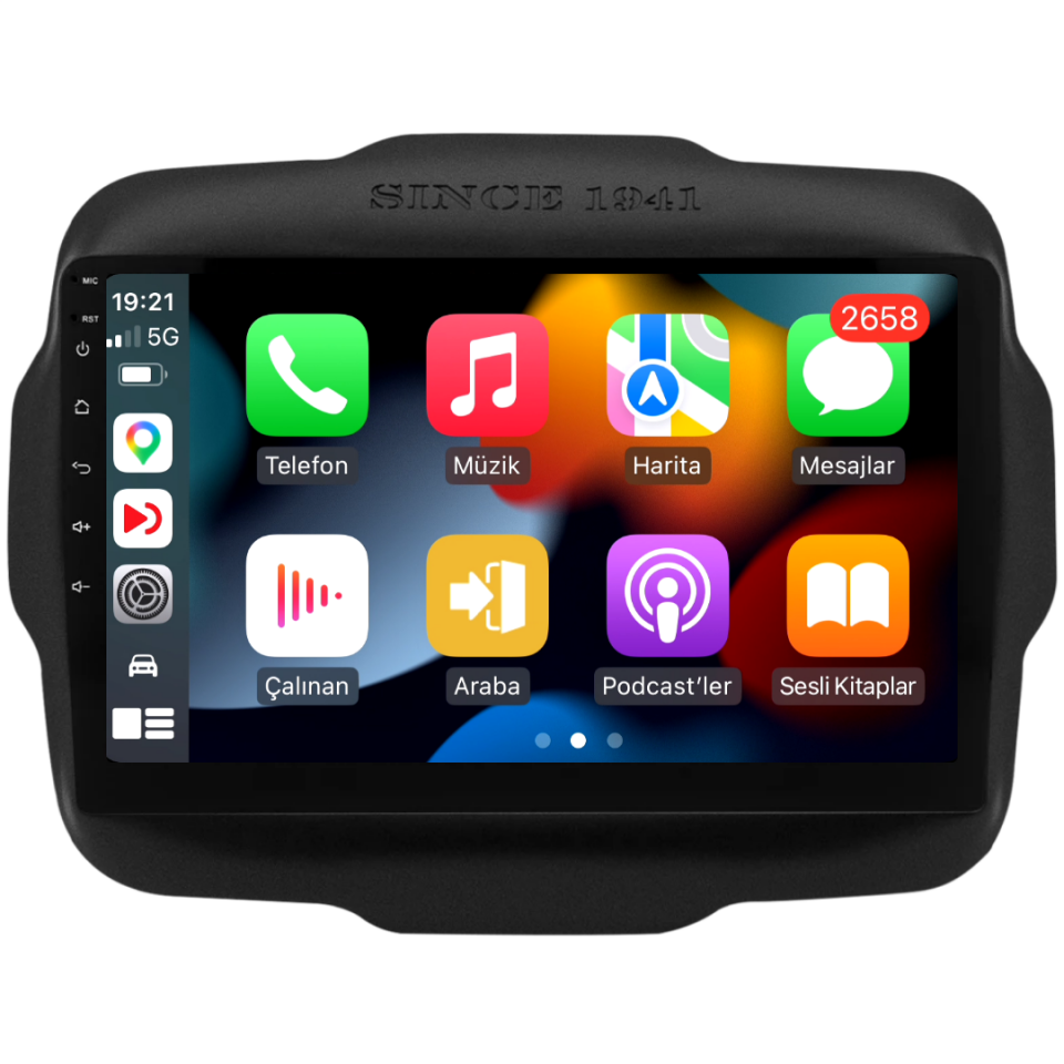 Jeep Renegade Android Multimedya Sistemi 2014-2023 6 GB RAM / 128 GB Hafıza / 8 Çekirdek