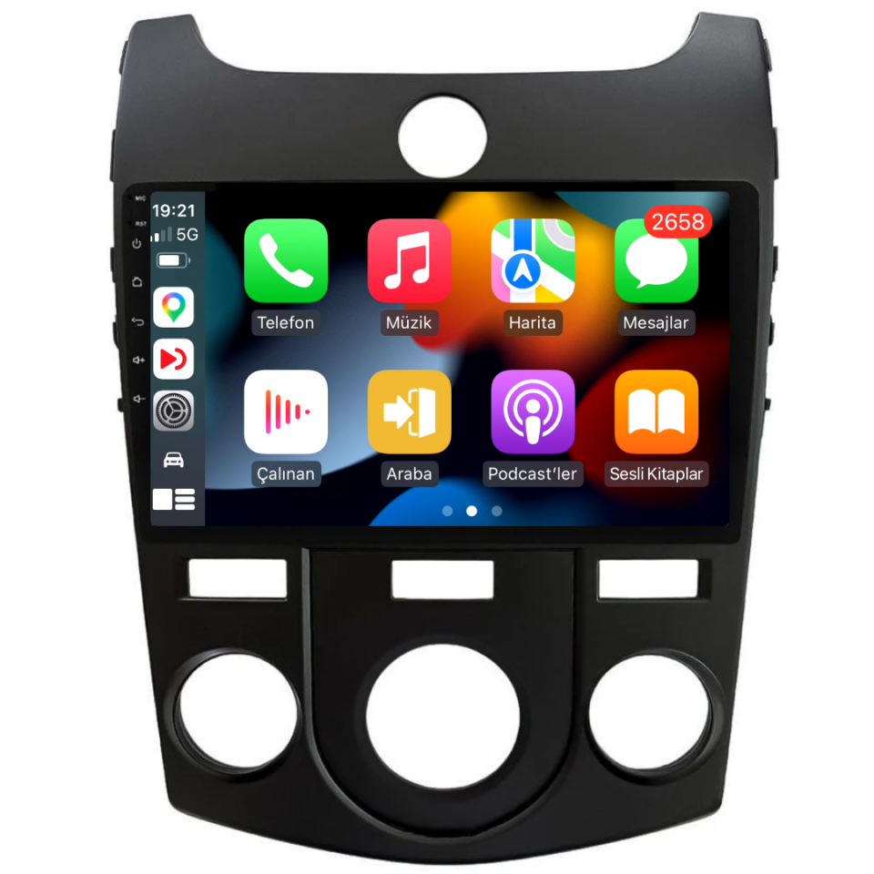 Kia Cerato Android Multimedya Sistemi2010-2012 Analog Klima 6 GB RAM / 128 GB Hafıza / 8 Çekirdek