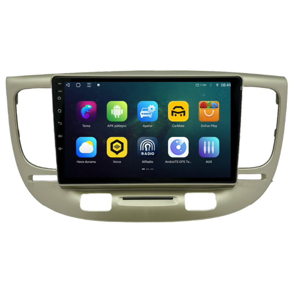 Kia Rio Android Multimedya Sistemi 2006-2011 6 GB RAM / 128 GB Hafıza / 8 Çekirdek