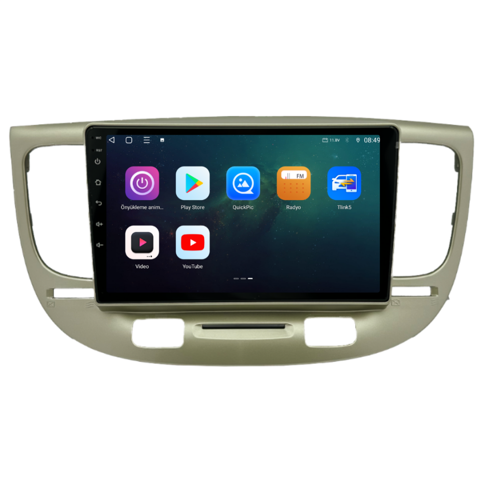 Kia Rio Android Multimedya Sistemi 2006-2011 6 GB RAM / 128 GB Hafıza / 8 Çekirdek