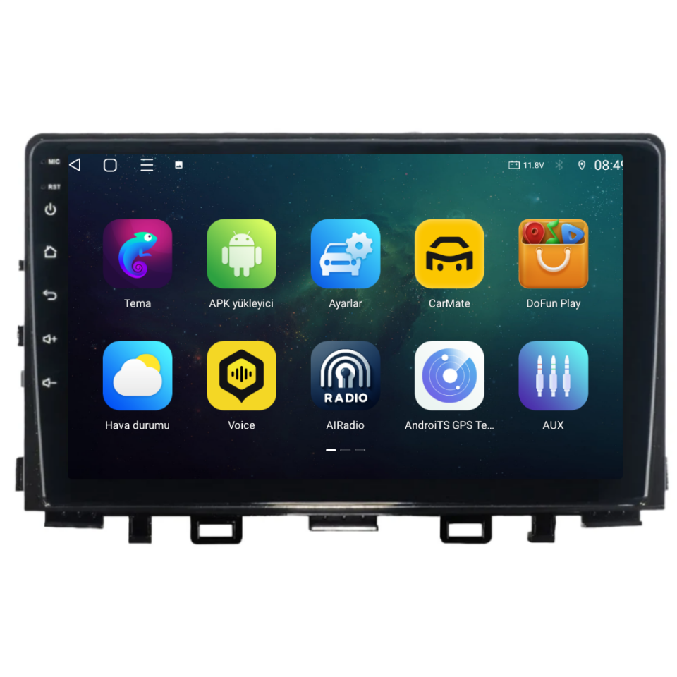 Kia Rio Android Multimedya Sistemi 2017-2024  6 GB RAM / 128 GB Hafıza / 8 Çekirdek
