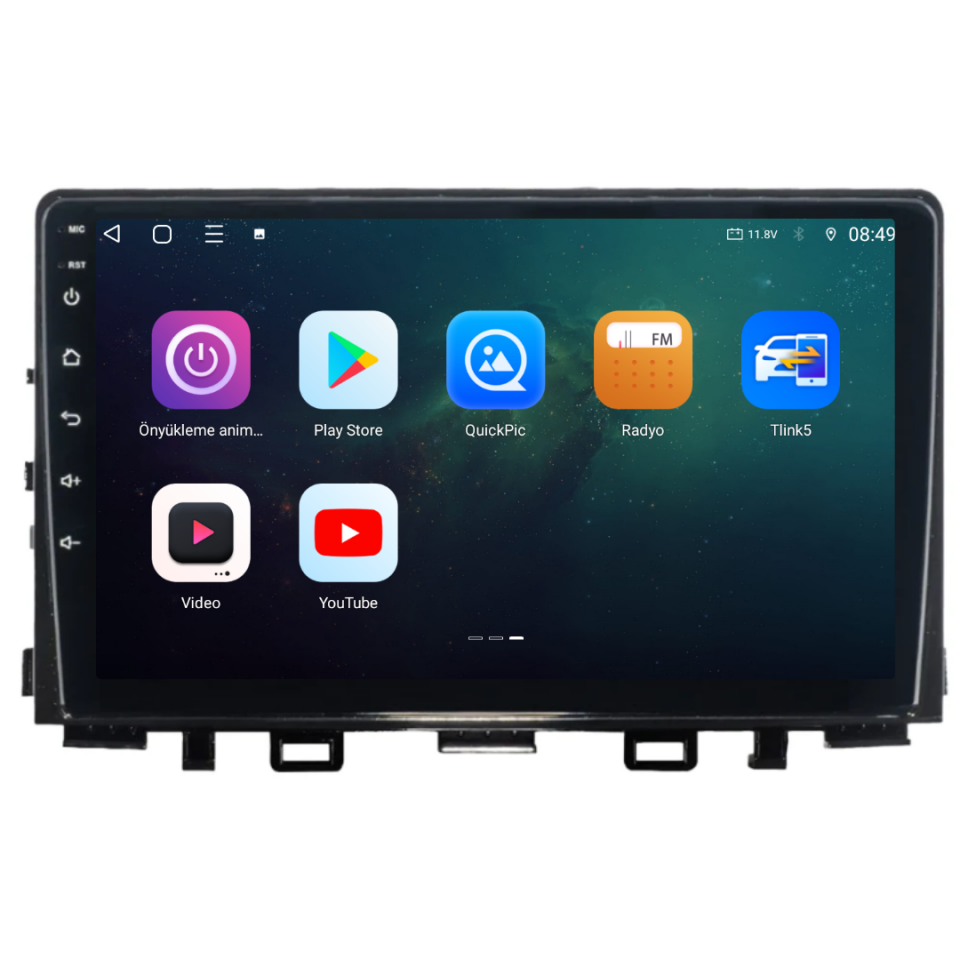 Kia Rio Android Multimedya Sistemi 2017-2024  6 GB RAM / 128 GB Hafıza / 8 Çekirdek