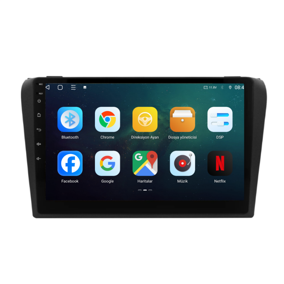 Mazda 3 Android Multimedya Sistemi 2004-2009 6 GB RAM / 128 GB Hafıza / 8 Çekirdek