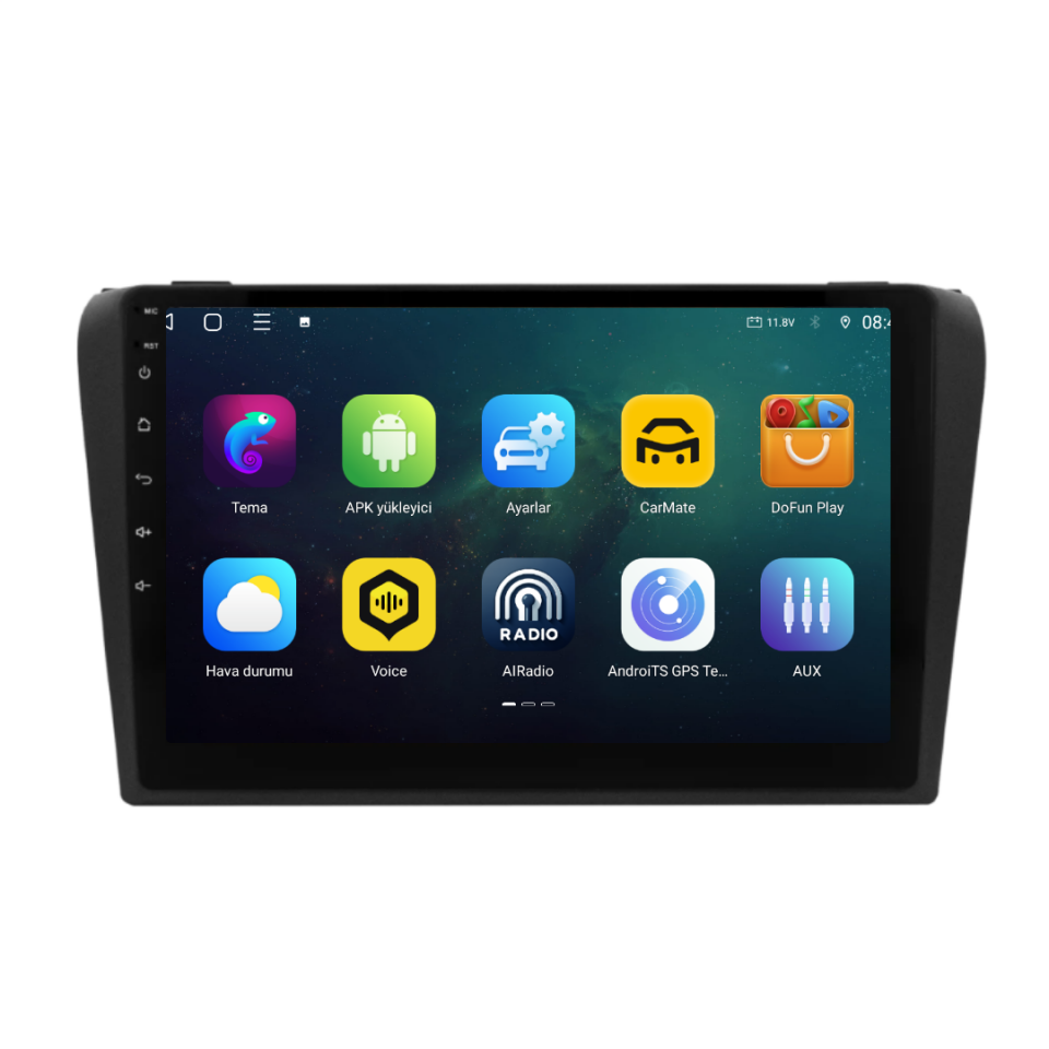Mazda 3 Android Multimedya Sistemi 2004-2009 6 GB RAM / 128 GB Hafıza / 8 Çekirdek