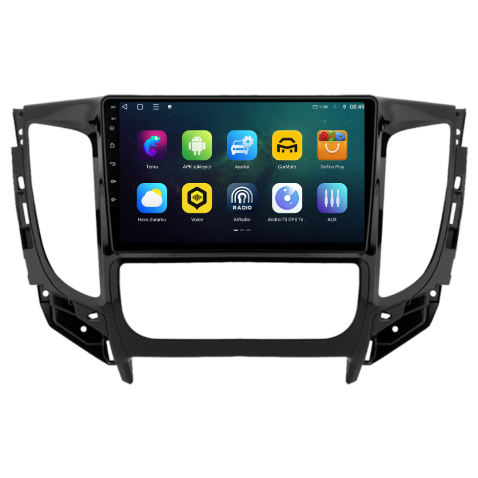 Mitsubishi L200 Android Multimedya Sistemi 2015-2019 6 GB RAM / 128 GB Hafıza / 8 Çekirdek