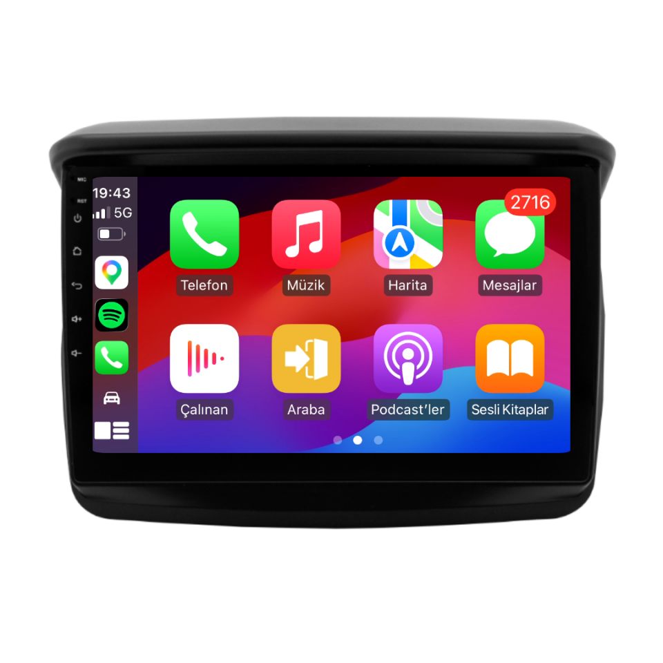 Mitsubishi L200 Android Multimedya Sistemi 2008-2014 6 GB RAM / 128 GB Hafıza / 8 Çekirdek