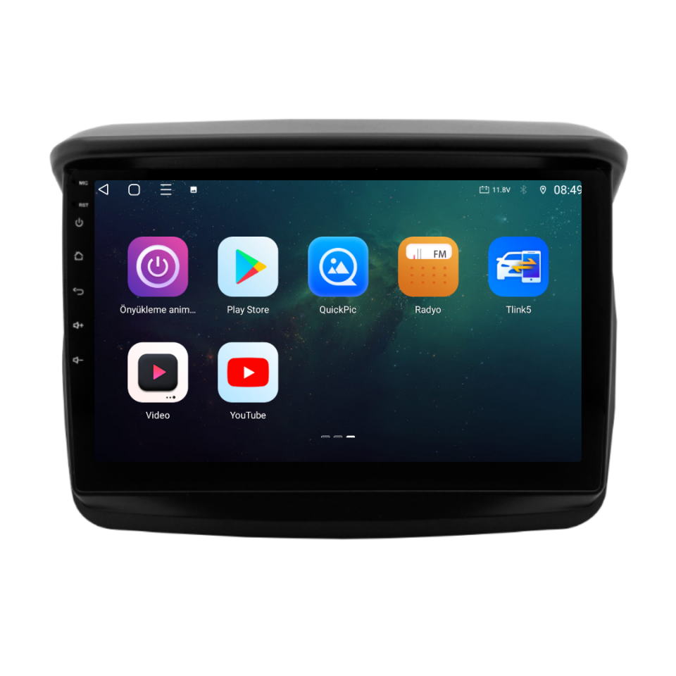 Mitsubishi L200 Android Multimedya Sistemi 2008-2014 6 GB RAM / 128 GB Hafıza / 8 Çekirdek